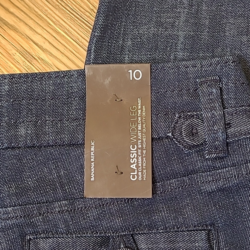 Banana Republic Women's Dark Blue Flare Jeans - Picture 2 of 12